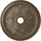 Ekena Millwork Winsor Ceiling Medallion (Fits Canopies up to 4"), 27 1/2"OD x 4"ID x 1 1/2"P, Warm Silver CM27WIWSS - alternate 1